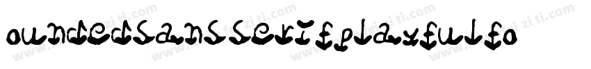 ounded sans   serif playful font字体转换